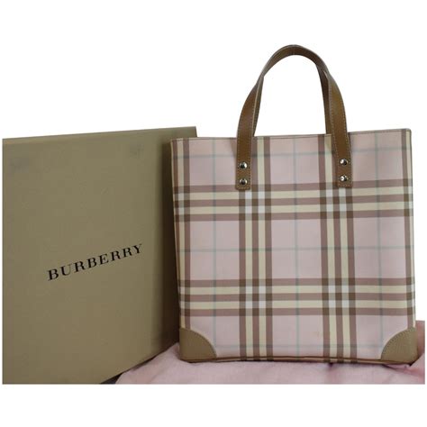 burberry pink nova check handbag